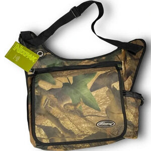 NEXPAK camo tree print messenger shoulder bag hunting hiking multi pocket‎ sling